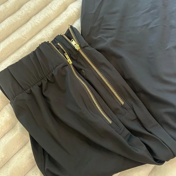 ZYIA Active Jogger Pants Lightweight Zipper Ankle Black Pockets Women’s Size S - Picture 3 of 3